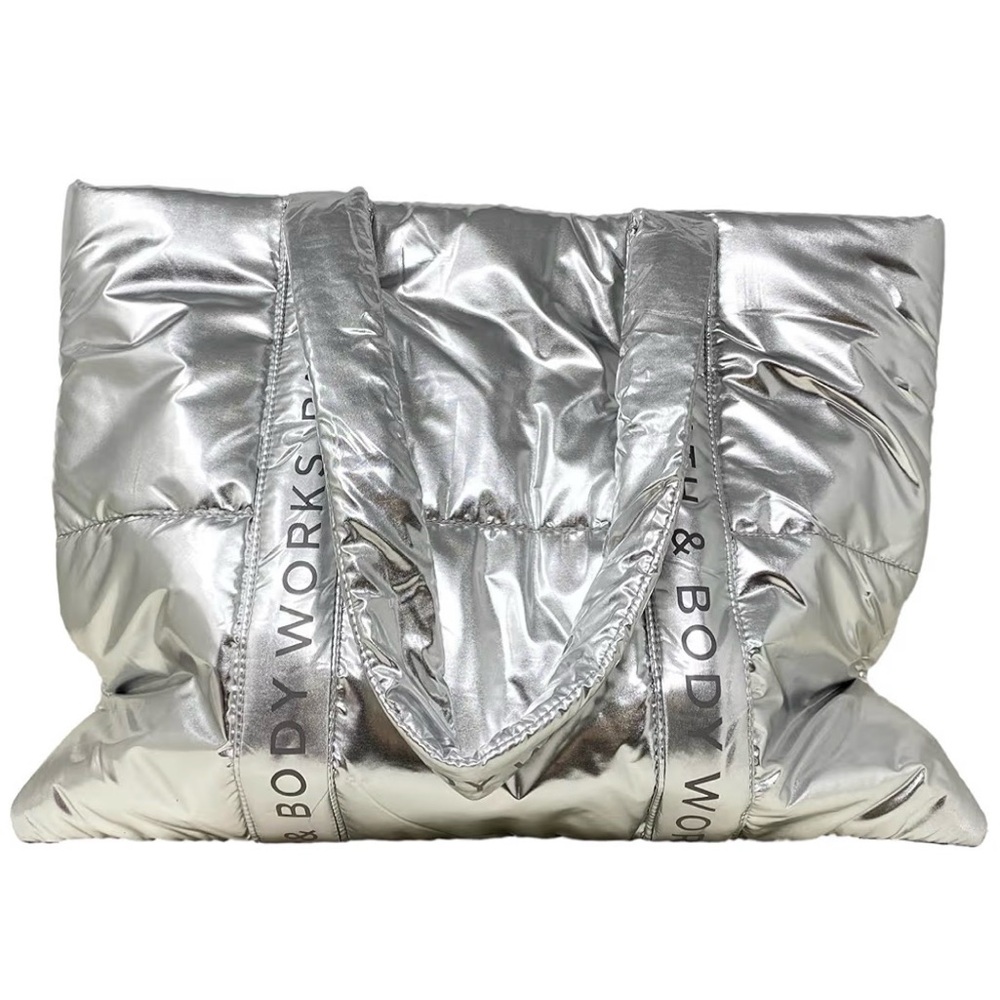 Stylish Silver Tote Bag